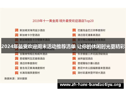 2024年最受欢迎周末活动推荐清单 让你的休闲时光更精彩