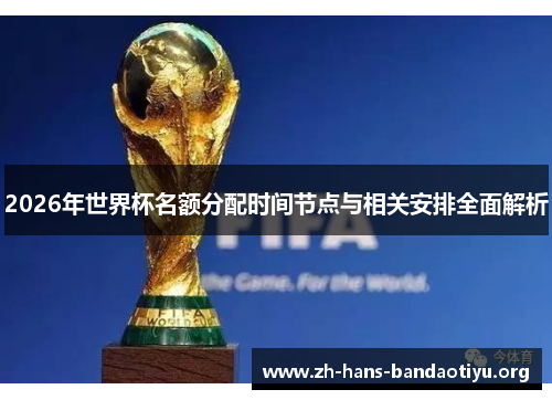 2026年世界杯名额分配时间节点与相关安排全面解析